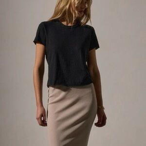 JAMES PERSE Black Short Sleeve Tee